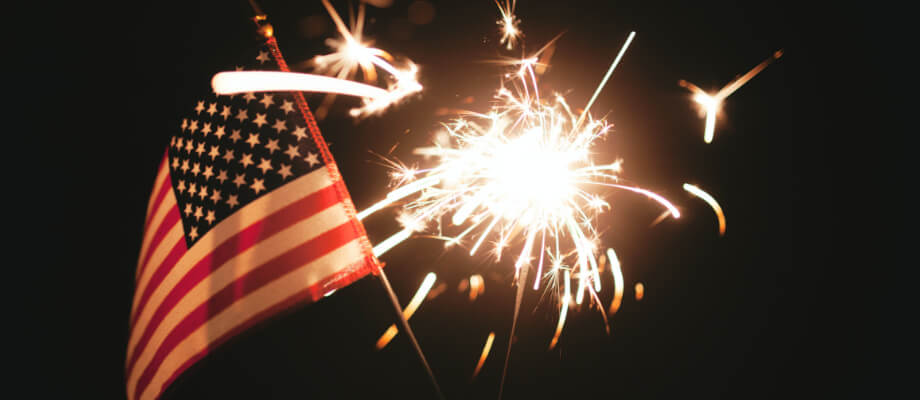 Flag Firework image slide
